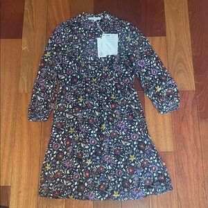 Gerard Darel Floral Long Sleeve Dress - Multicolor